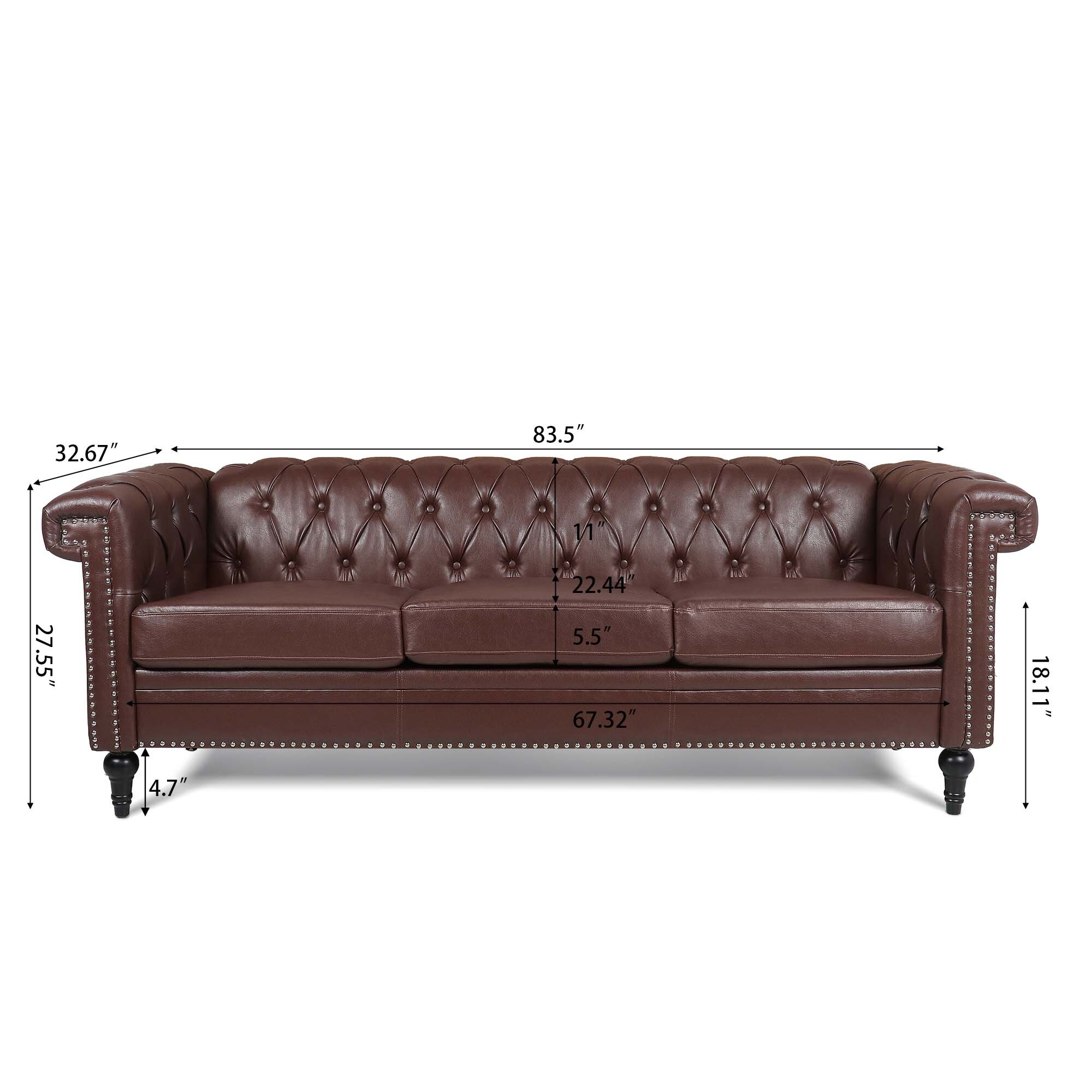 Wood frame sofa with removable cushions cheap